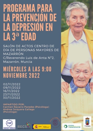 31-10-22 PREVENCIÓN DEPRESIÓN TERCERA EDAD 31-10-22 PREVENCIÓN DEPRESIÓN TERCERA EDAD