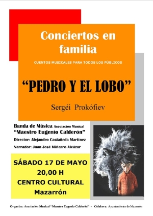 PEDRO Y EL LOBO CONCIERTO DIDACTICO CARTEL