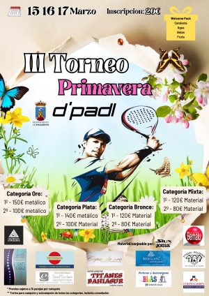 Cartel Padel