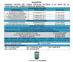 CalendarioEscolar