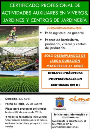 Cartel Jardinería (3)