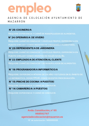 OFERTA EMPLEO 21 MARZO