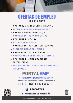 OFERTAS PORTALEMP 16 DE SEPTIEMBRE