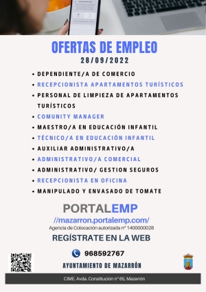 OFERTAS PORTALEMP 28 DE SEPTIEMBRE