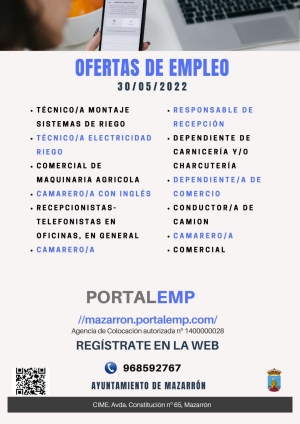 OFERTAS PORTALEMP 30 DE MAYO