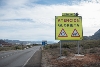 LA COMUNIDAD MEJORA LA SEÑALIZACIÓN EN LA INTERSECCIÓN DE LA CARRETERA DE MAZARRÓN A CAÑADA DE GALLEGO