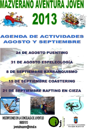 CARTEL ACTIVIDADES CHARATE