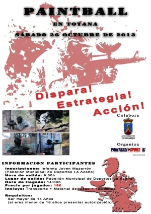 PAINTBALL CARTEL OCTUBRE 2013