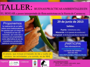 TALLER USO PLANTAS HOGAR JUNIO 2013