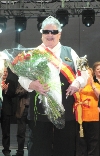 CATALINA VÉLEZ MARTÍNEZ Y FRANCISCO CABALLERO FERNÁNDEZ, REINA Y MISTER DE LOS MAYORES DE MAZARRÓN