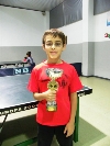 MIGUEL ORTIZ ORO EN EL CAMPEONATO DE ESPAÑA ALEVÍN DE TENIS DE MESA POR EQUIPOS