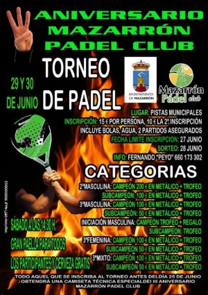 PADEL TORNEO III ANIVERSARIO