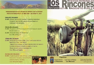 RINCONES 2013 PROGRAMA