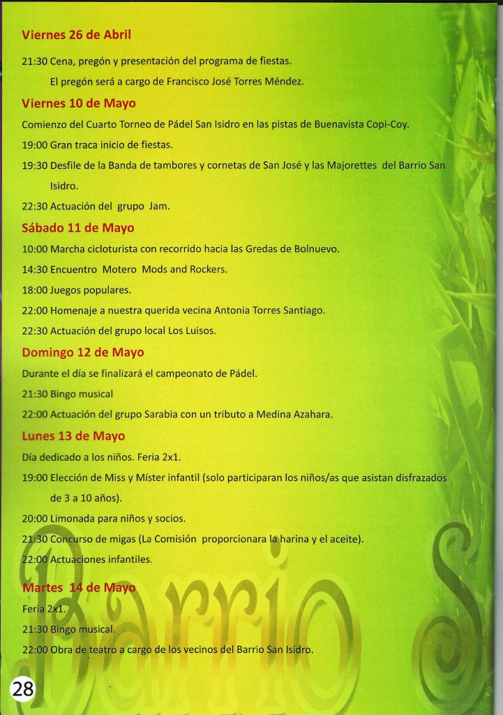 SAN ISIDRO PROGRAMA 2013 (2)