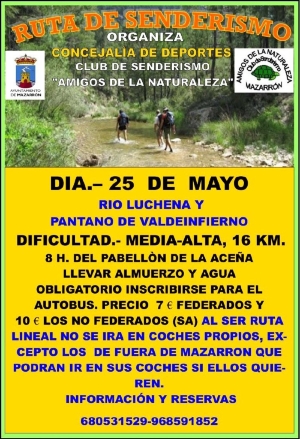 SENDERISTAS CALASPARRA EN MAZARRON