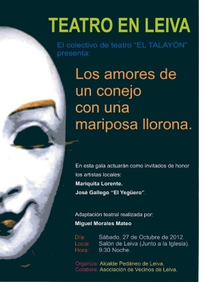 TEATRO EN LEIVA EL D?A 27 DE OCTUBRE