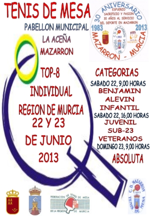 TENIS DE MESA TORNEO TOP 8