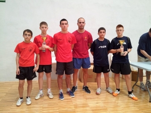 TENIS MESA INFANTIL SUBCAMPEON EQUIPOS
