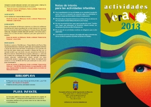 VERANO 2013 ACTIVIDADES (2)