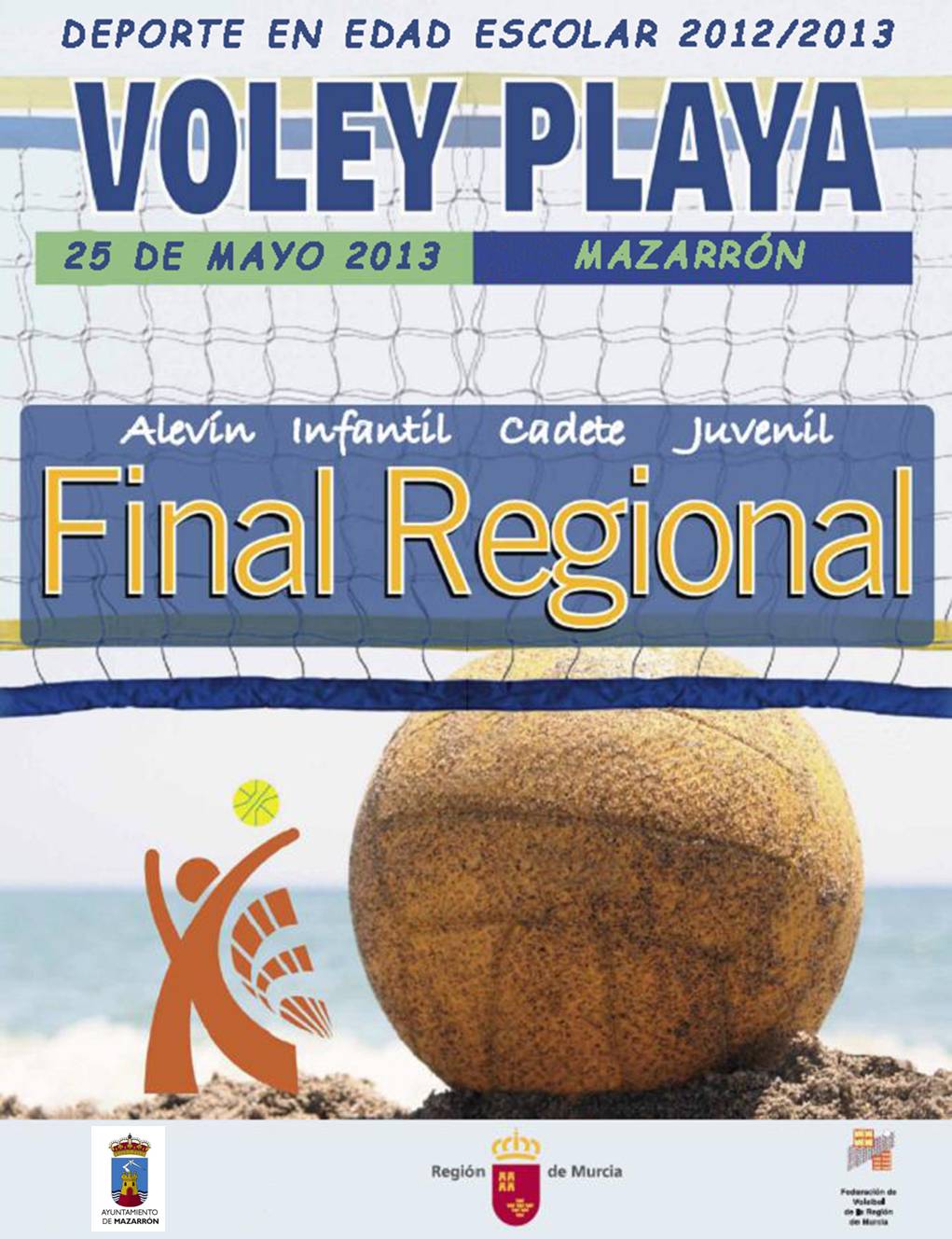 VOLEY PLAYA FINAL DEPORTE ESCOLAR 2013